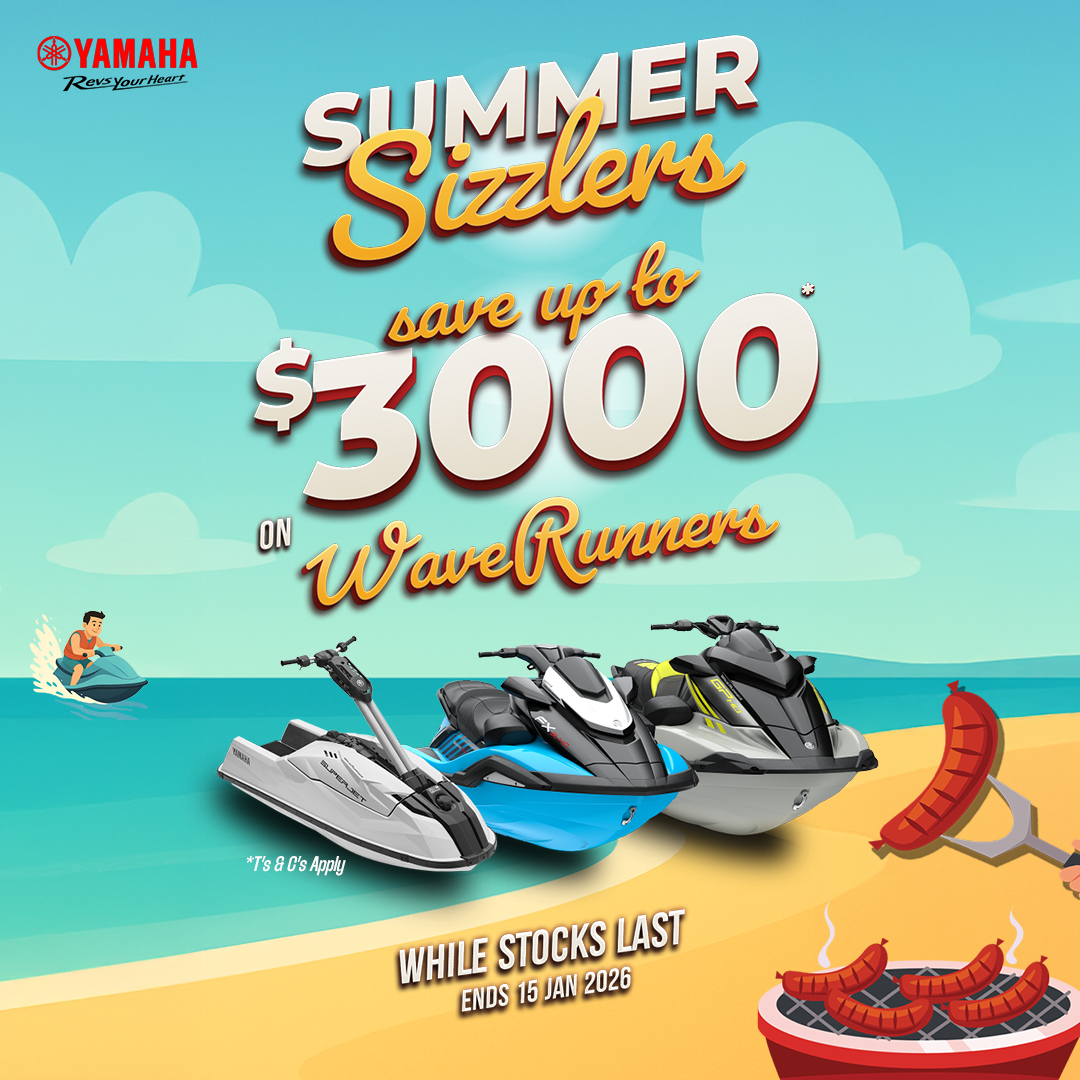Yamaha Summer Sizzler promo banner