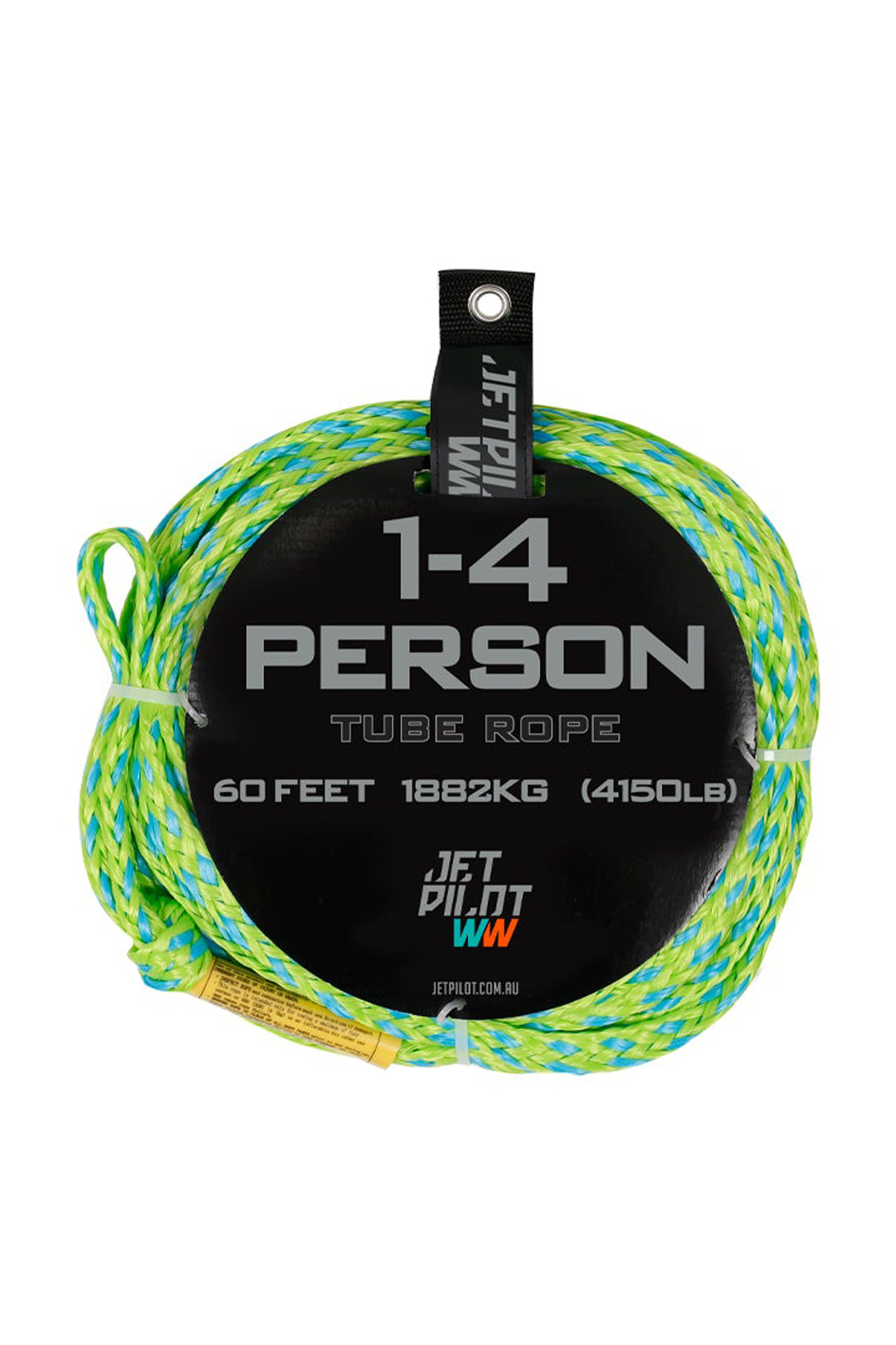 Jetpilot 1-4 Person Tube Rope - Green