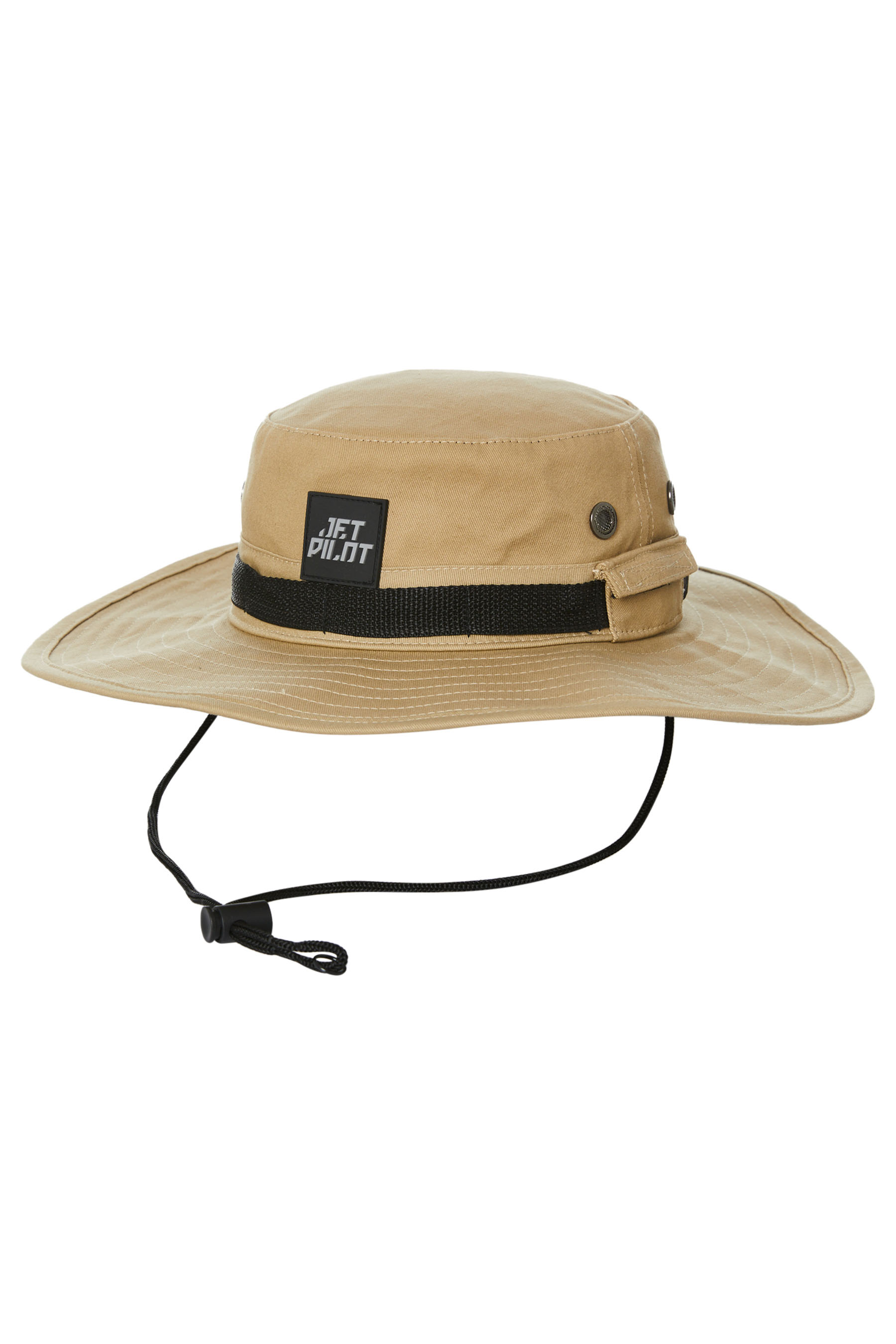 Jetpilot Jet-Lite Mens Wide Brim Hat - Khaki