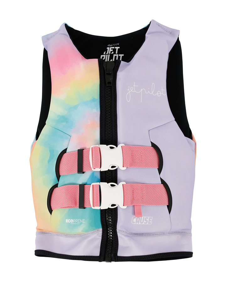 Jetpilot Cause Kids Life Jacket - Tie Dye