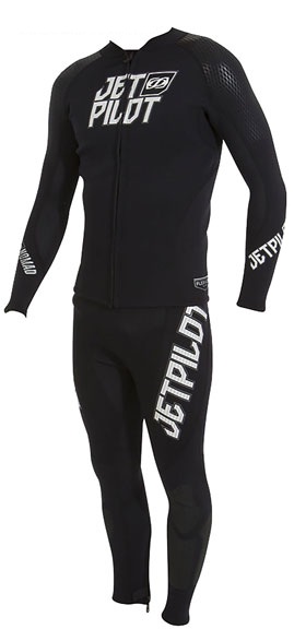 Jetpilot Nomad 2mm Men's John & Jacket - Black - Small